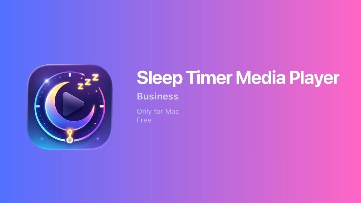 Sleep Timer Media Player là ứng dụng hỗ trợ hẹn giờ tắt MacBook