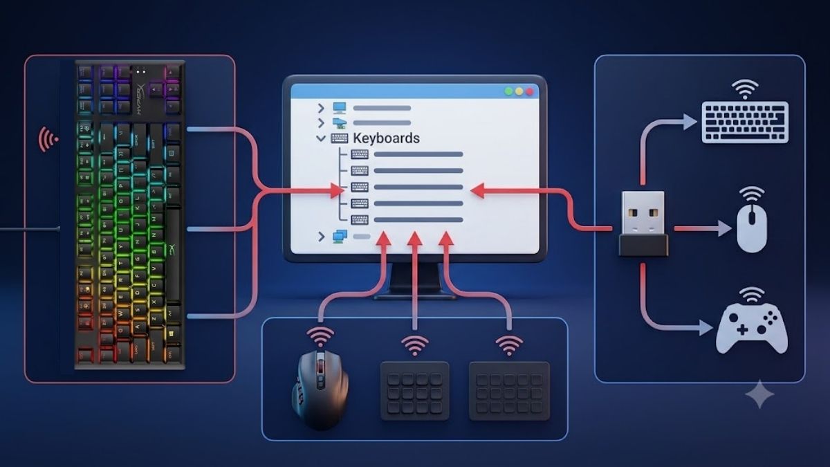 Tại sao có nhiều HID Keyboard Device trong Device Manager