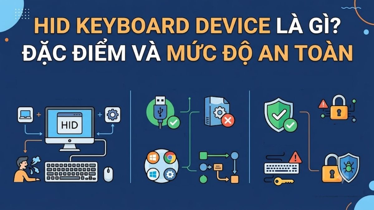 HID Keyboard Device là gì? Đặc điểm và mức độ an toàn