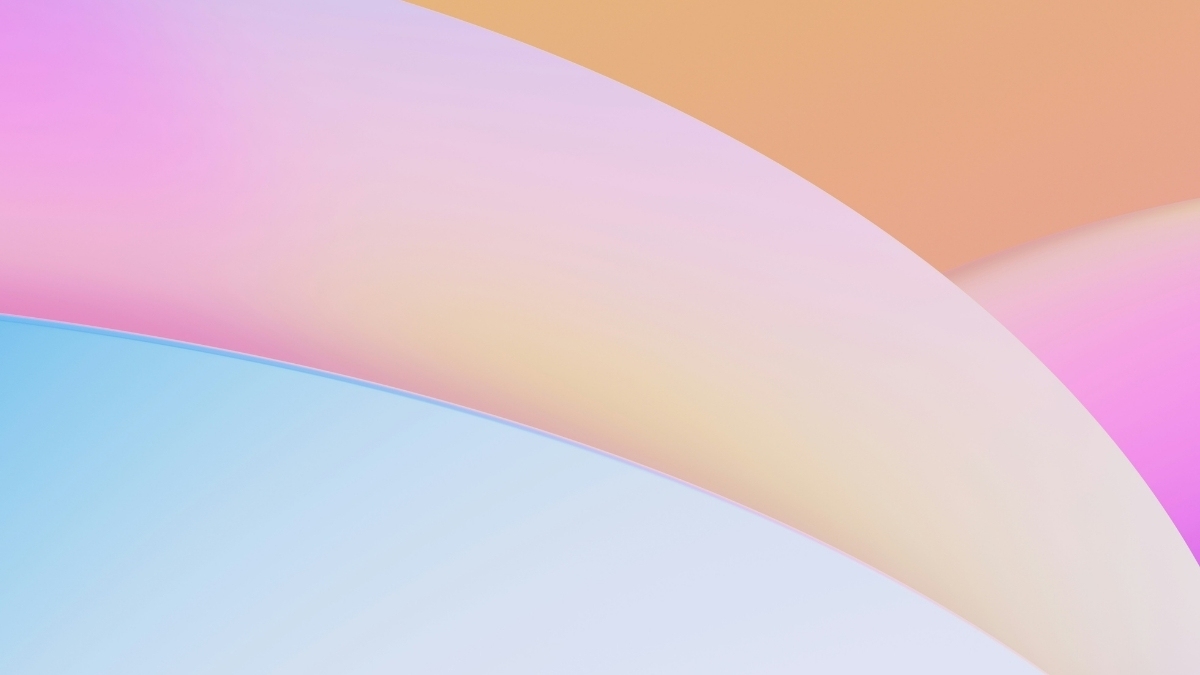 Hình nền iPad phong cách tối giản đa màu sắc