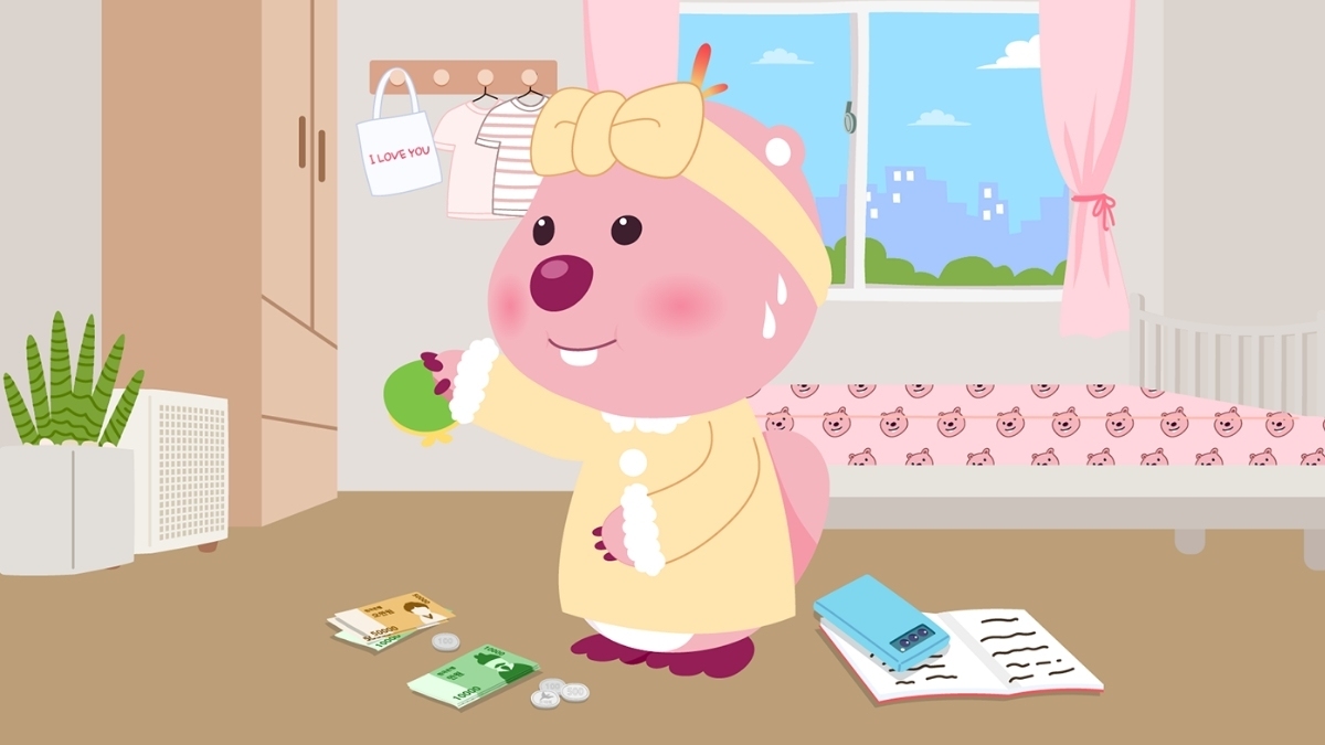 Hình nền iPad Loopy dễ thương 3