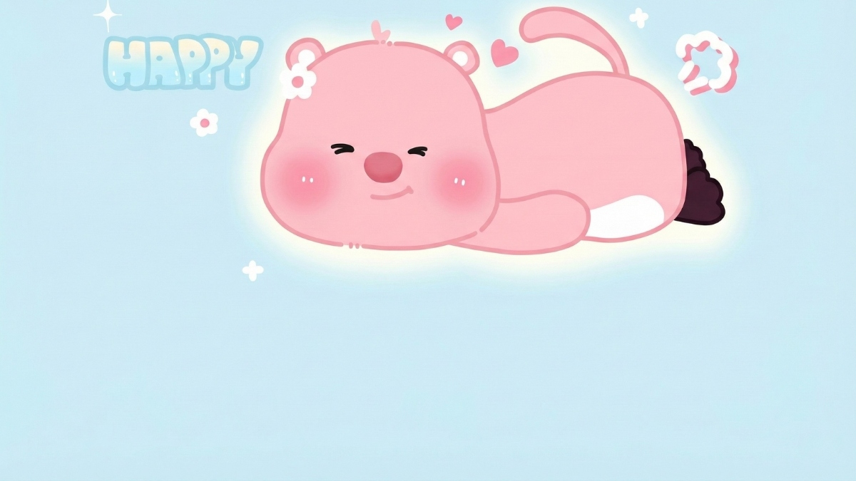 Hình nền iPad Loopy dễ thương 8