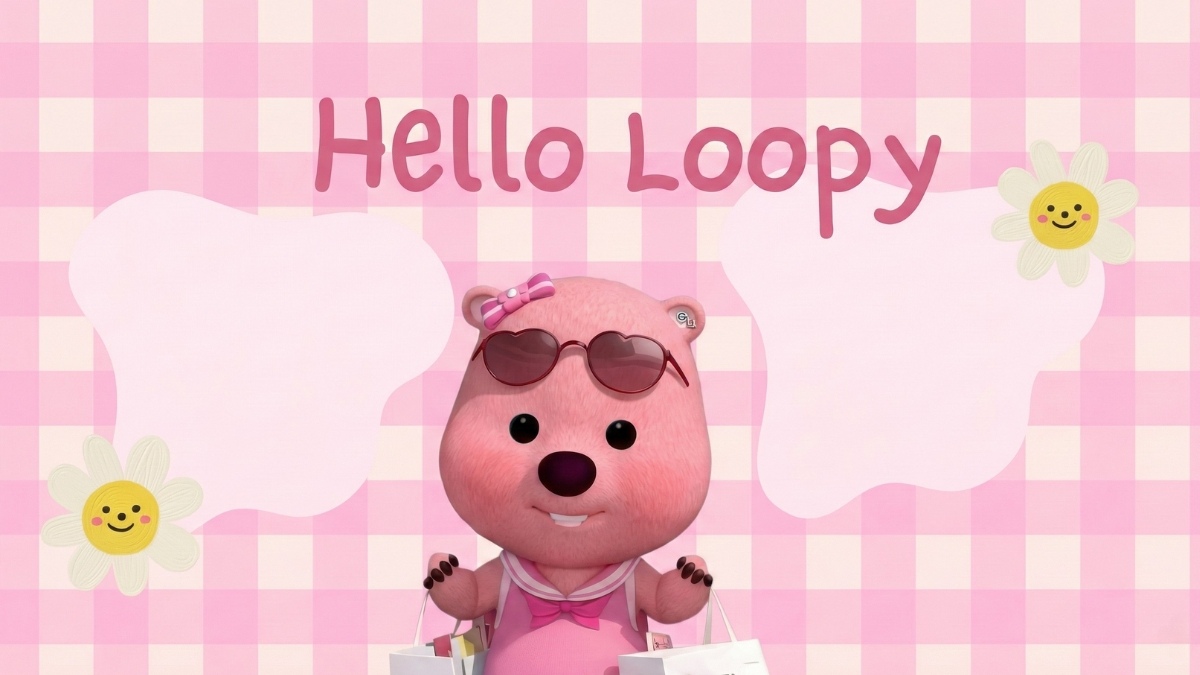 Hình nền iPad Loopy dễ thương 10