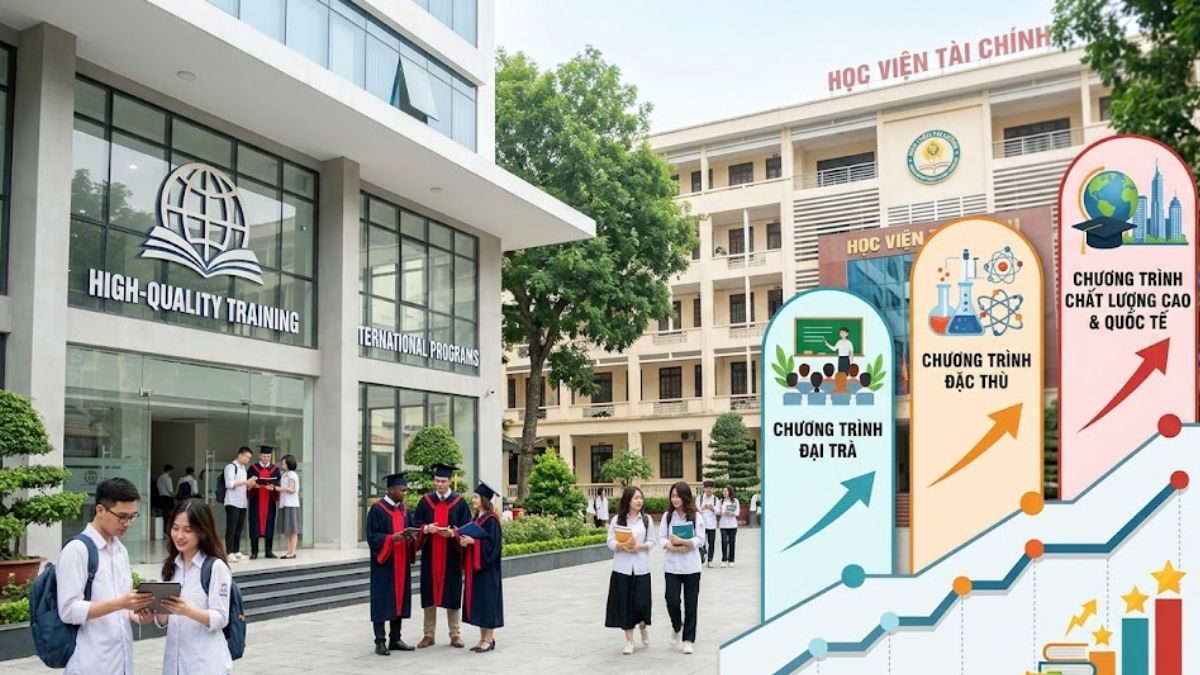 Mức học phí dự kiến các chương trình Học viện Tài chính 2026