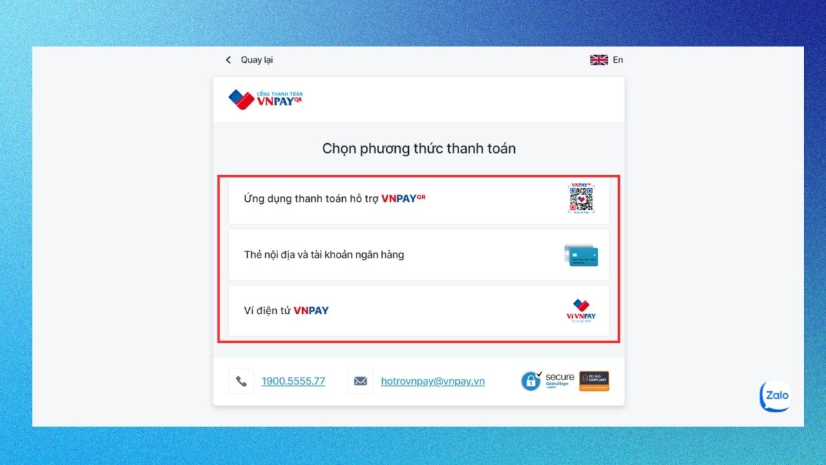Hướng dẫn các bước nộp học phí UTH bước 3