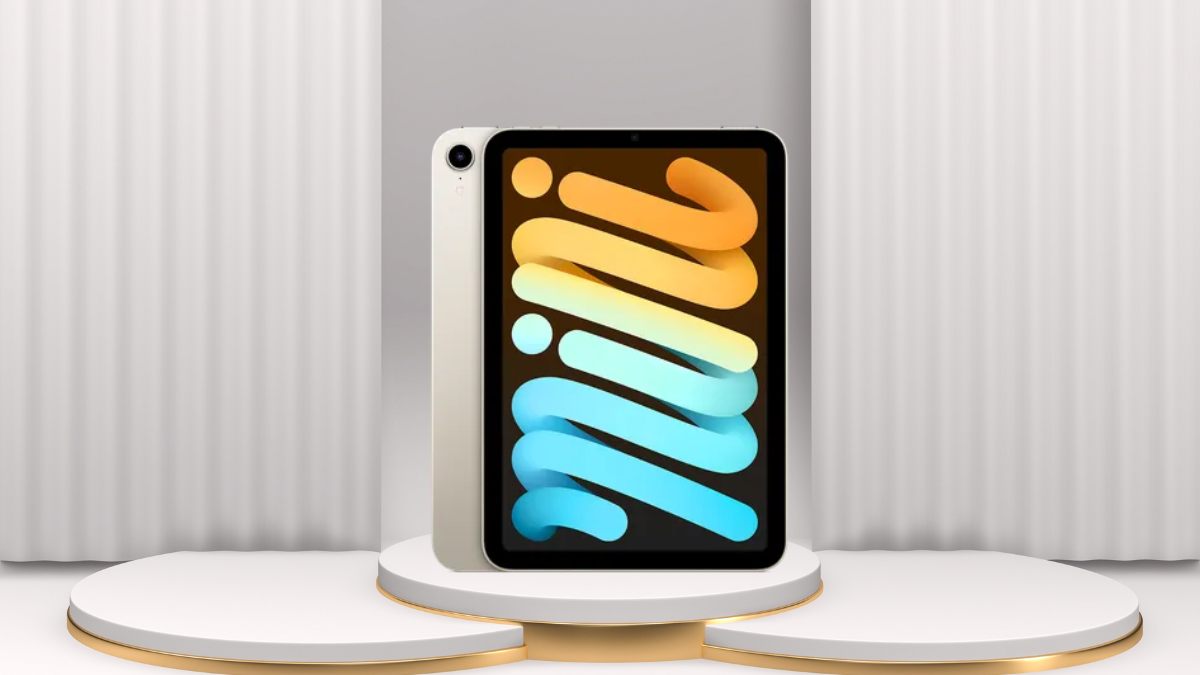 iPad mini 6 màu Starlight mỏng nhẹ