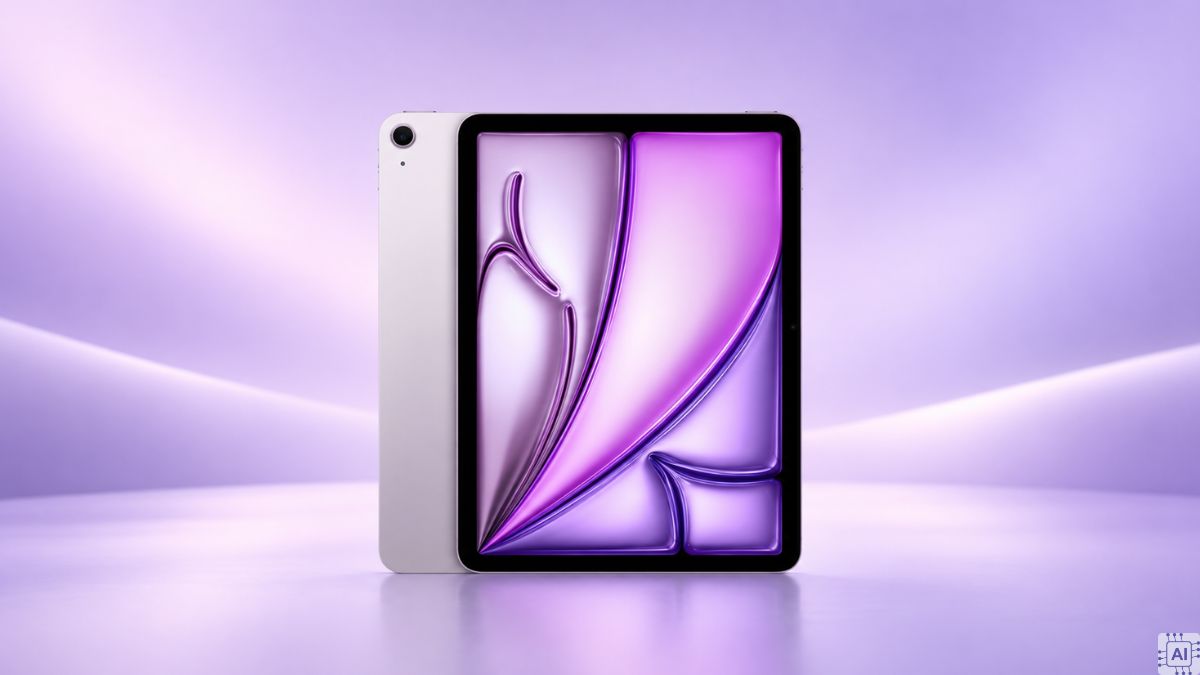 iPad Air M3 màu tím hiệu năng mạnh cho công việc sáng tạo