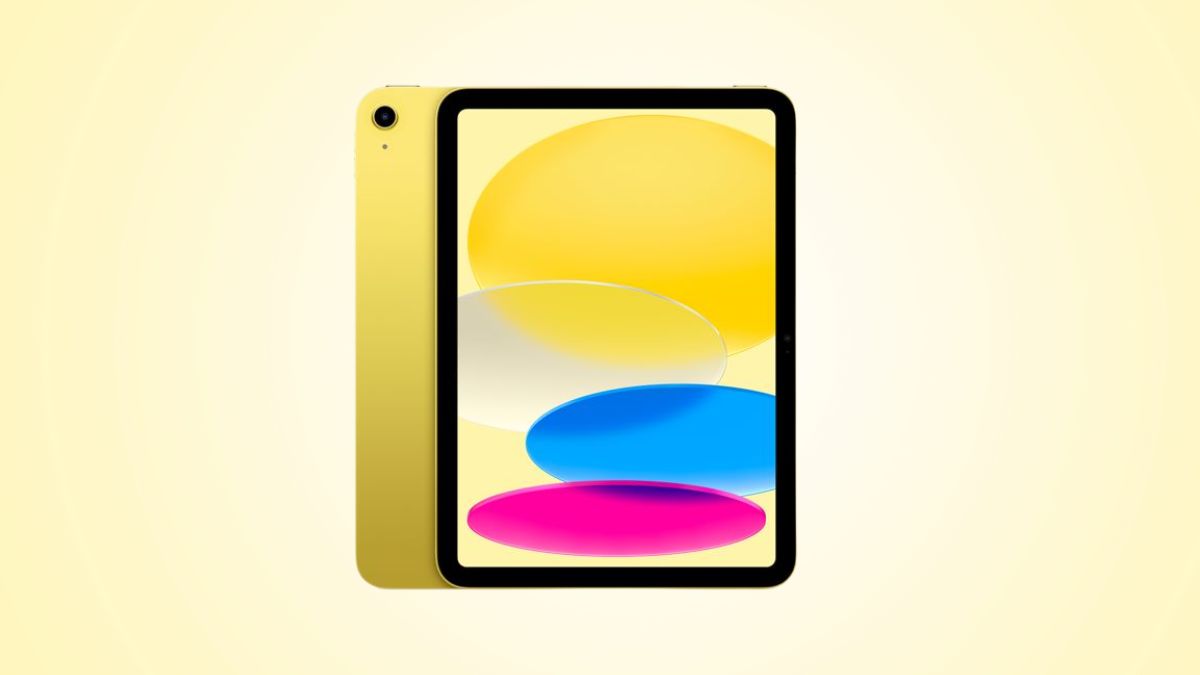 iPad màu vàng Gen 10