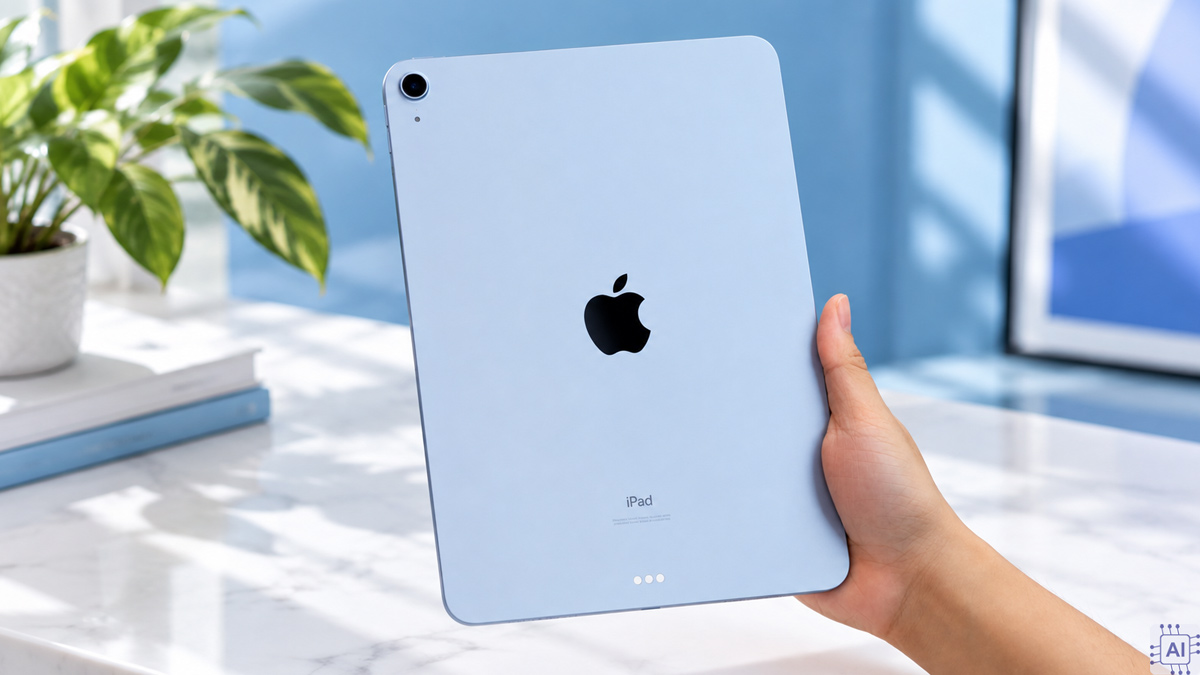 iPad Air 4 màu xanh Sky Blue thanh lịch