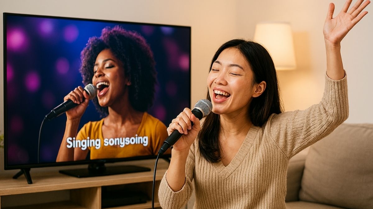 Mẹo tối ưu âm thanh khi hát karaoke trên tivi