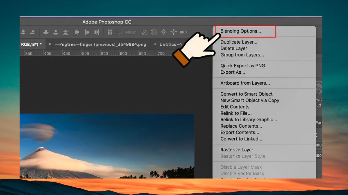 Cách kẻ khung trong Photoshop nhanh chóng bước 2 (Hình minh họa)