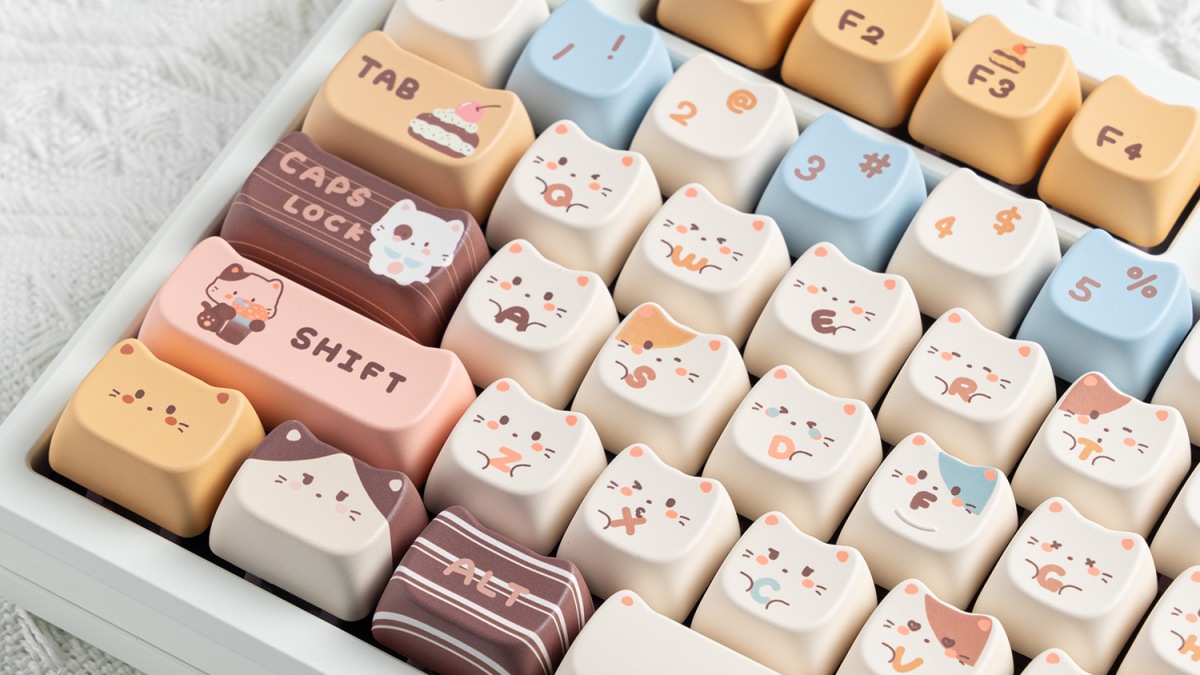 Keycap mang đến tính thẩm mỹ và trải nghiệm khi gõ