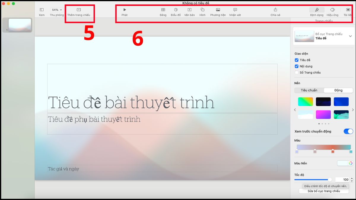 Cách tải và sử dụng Keynote trên MacBook bước 4