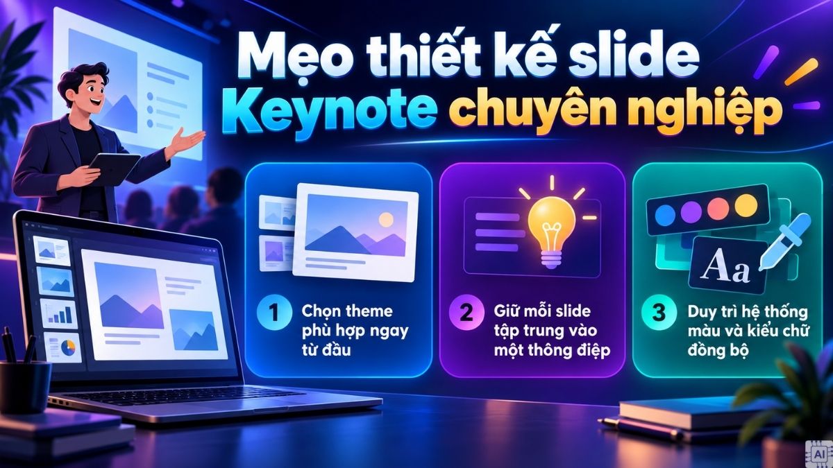 Mẹo thiết kế slide Keynote chuyên nghiệp