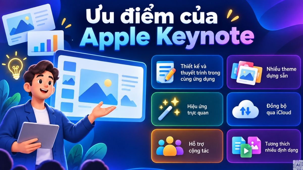 Ưu điểm của Apple Keynote