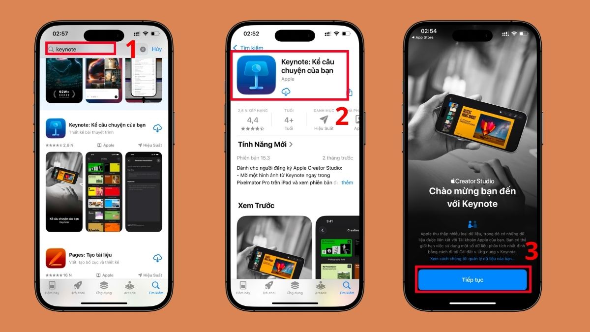 Cách tải và sử dụng Keynote trên iPhone bước 1