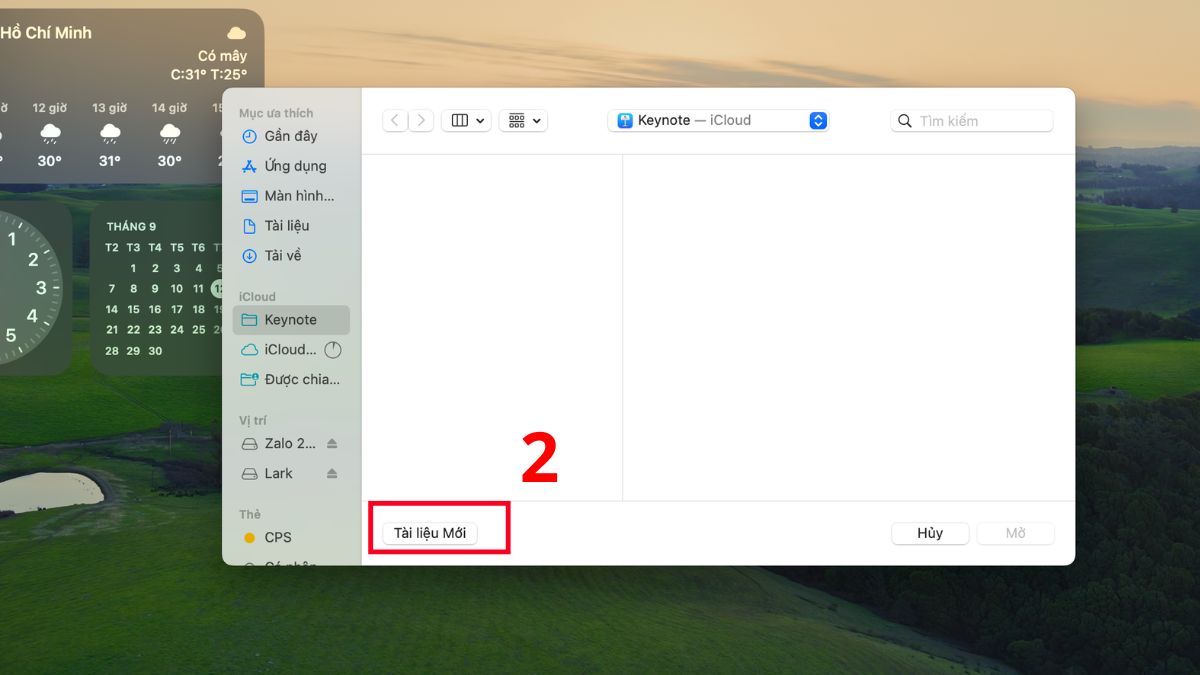 Cách tải và sử dụng Keynote trên MacBook bước 2