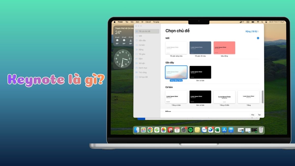 Keynote là gì? Cách dùng Keynote cho người mới