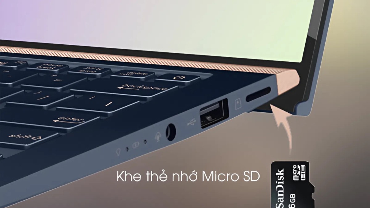 Khe cắm thẻ nhớ trên laptop Dell có nhiều công dụng hữu ích