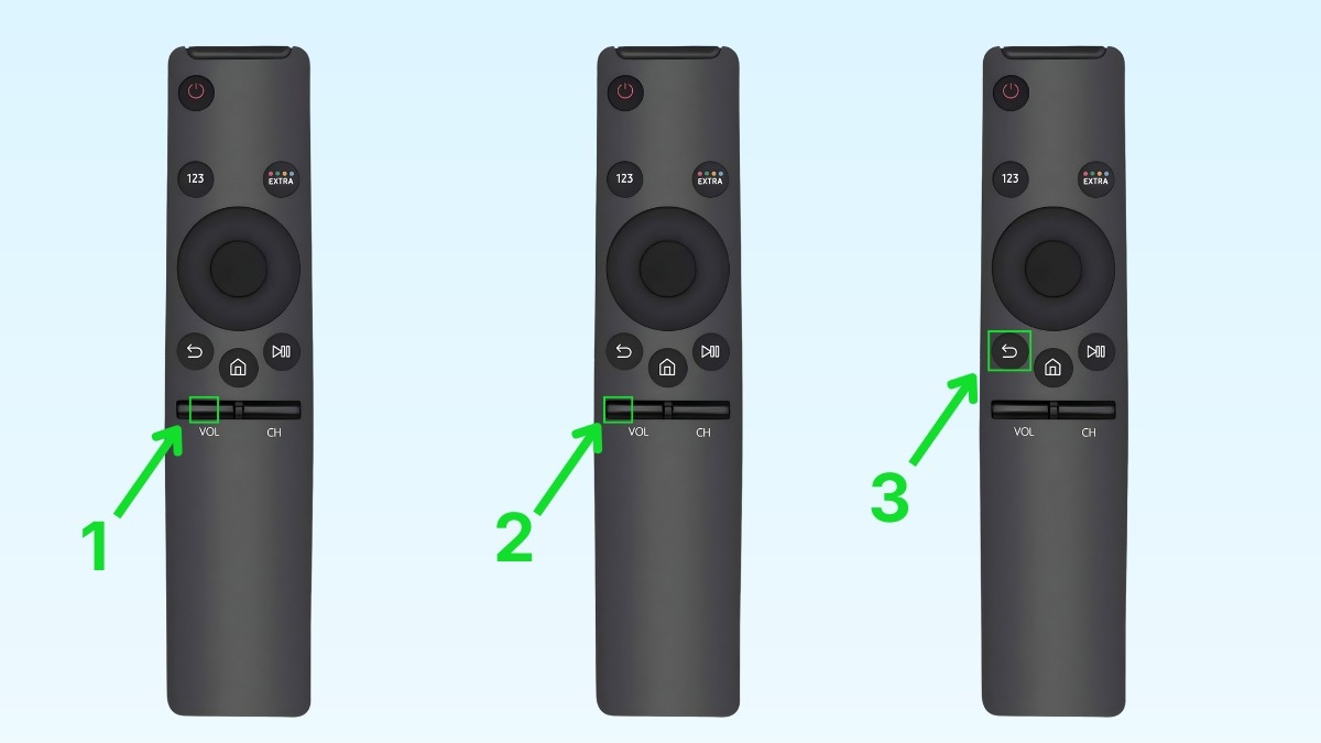 Cách khôi phục cài đặt gốc tivi Samsung khi quên mã PIN bước 1