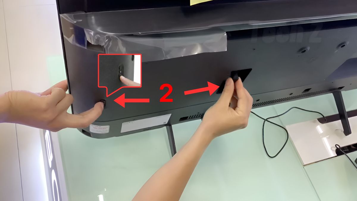 Cách reset tivi Sony bằng phím cứng bước 2