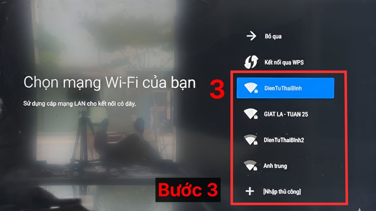 Kết nối mạng WiFi hoặc LAN