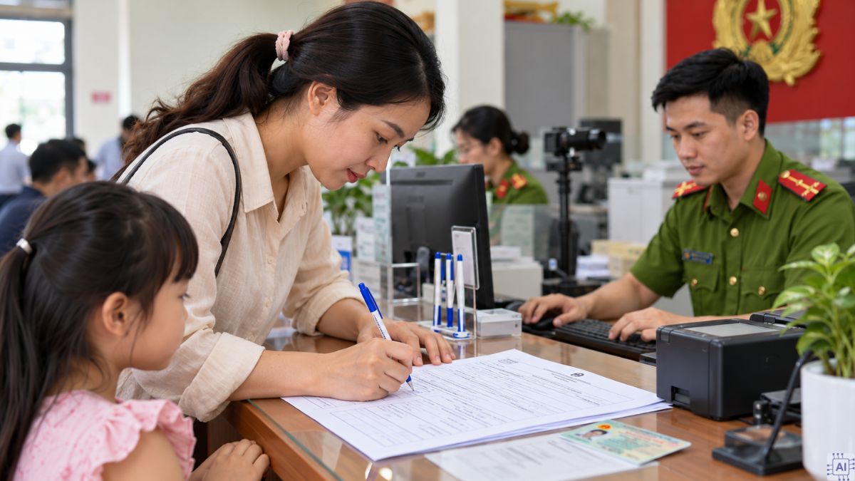 Quy trình đăng ký định danh mức 2 cho trẻ em bước 3