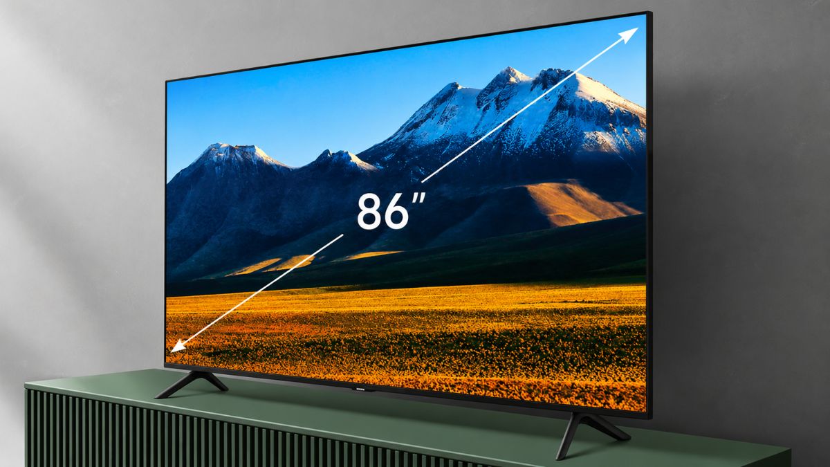Kích thước tivi 86 inch Samsung