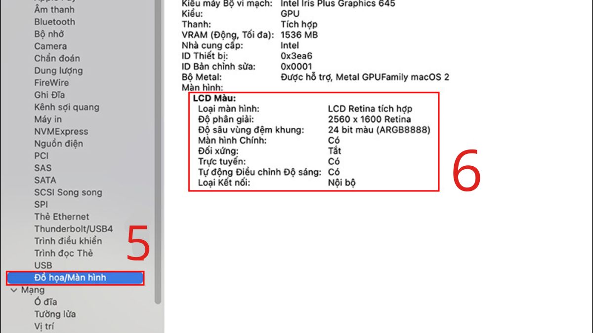 Cách kiểm tra màn hình MacBook bước 3