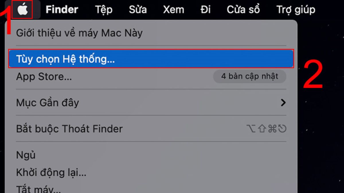 Kiểm tra tình trạng pin của MacBook bước 1