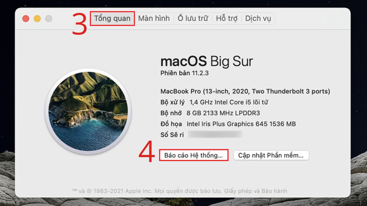 Cách kiểm tra màn hình MacBook bước 2