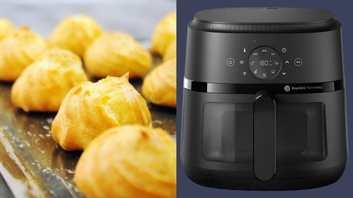 Bánh su kem làm bằng nồi chiên không dầu đơn giản và nhanh chóng