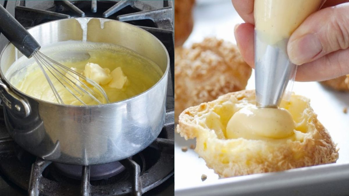 Bí quyết làm nhân bánh su kem mịn không vón