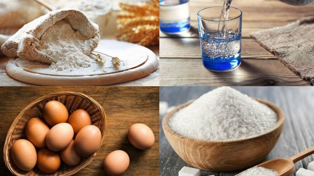 Nguyên liệu cần chuẩn bị để làm vỏ bánh su kem