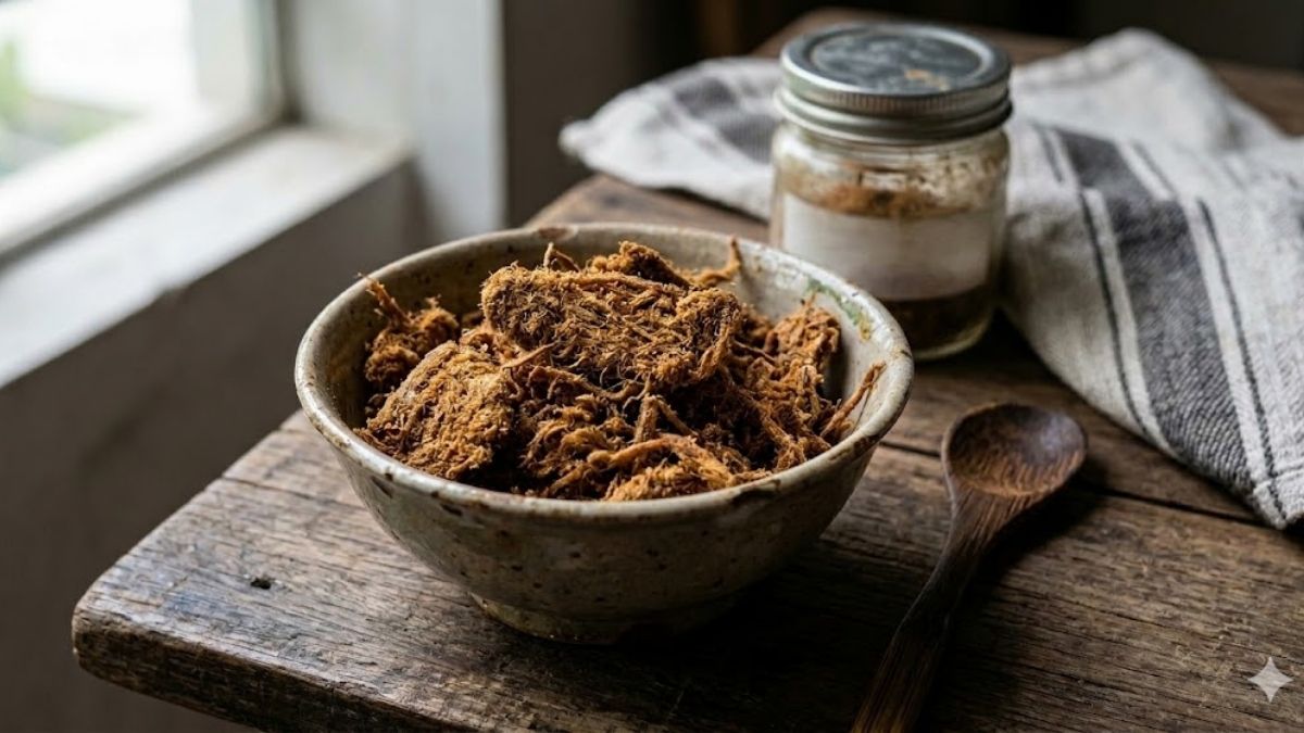 Xừ lý ruốc làm bằng nồi chiên không dầu bị khô cứng