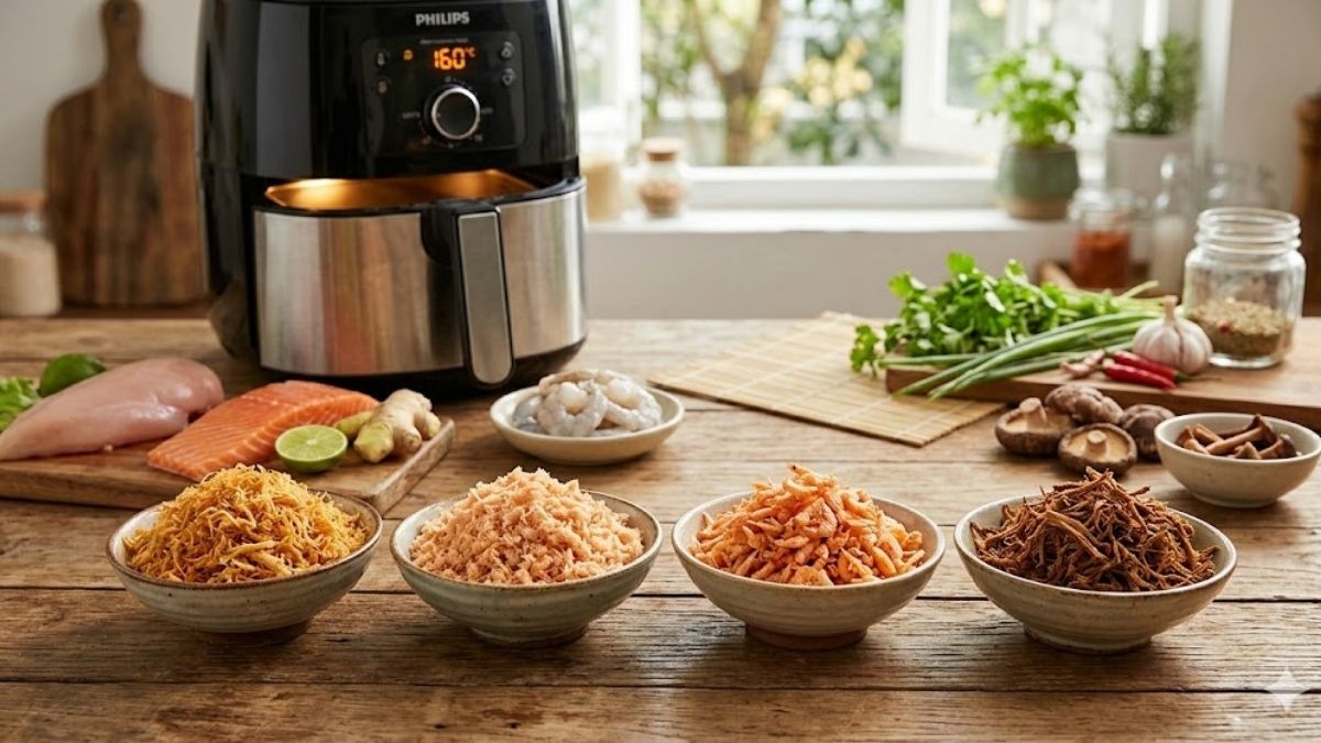 Những gợi ý làm ruốc bằng nồi chiên không dầu khác