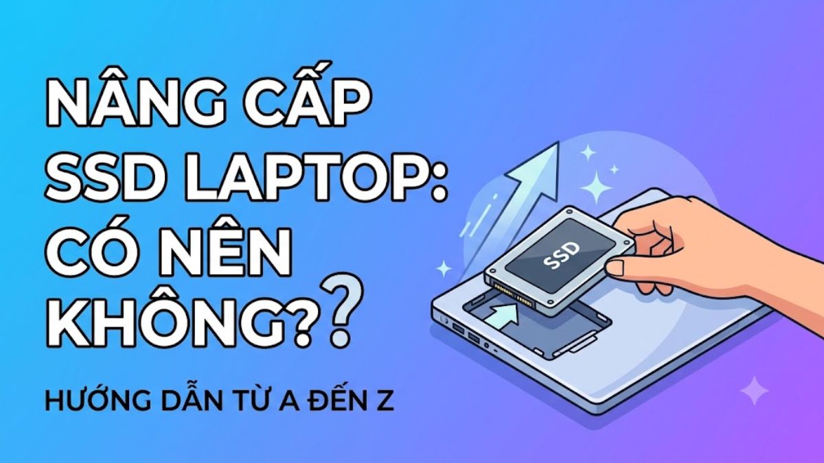 Có nên lắp thêm ổ cứng SSD cho laptop không? Hướng dẫn chi tiết A-Z