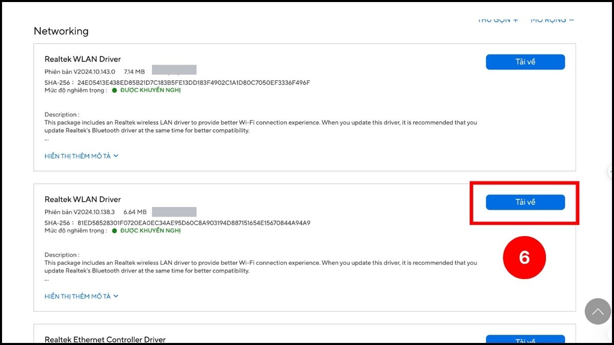 Cài lại driver WiFi cho laptop ASUS bước 4