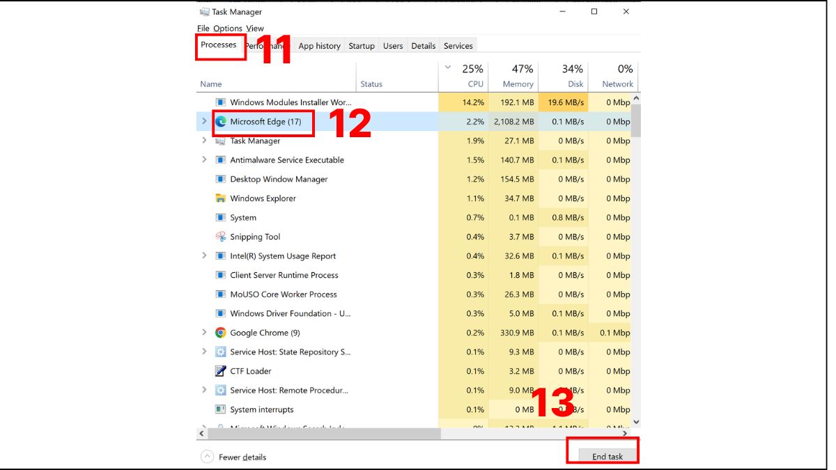 Quét virus và tắt các ứng dụng chạy nền bước 2 1