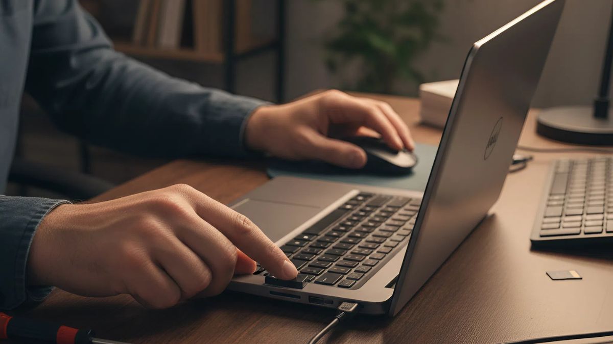 Ngắt toàn bộ thiết bị ngoại vi để khắc phục tình trạng laptop Dell bị sập nguồn