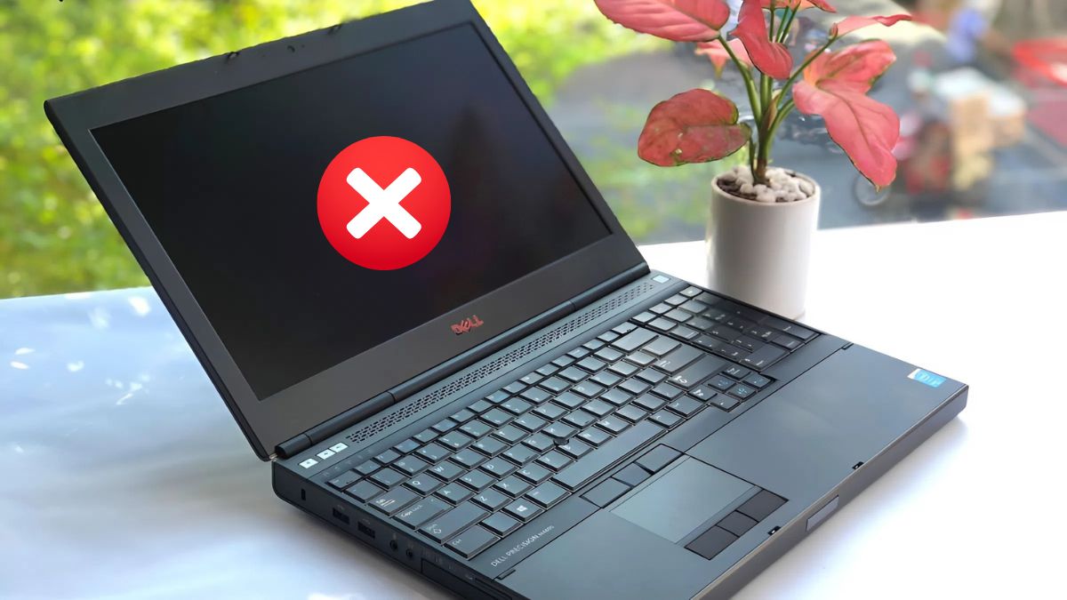 Laptop Dell bị sập nguồn có thể do lỗi màn hình hoặc cáp