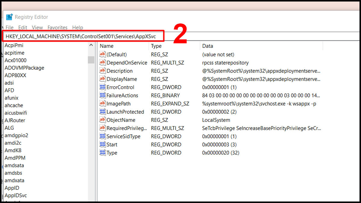Tắt ApdXSvc hoặc các ứng dụng gây xung đột bước 2