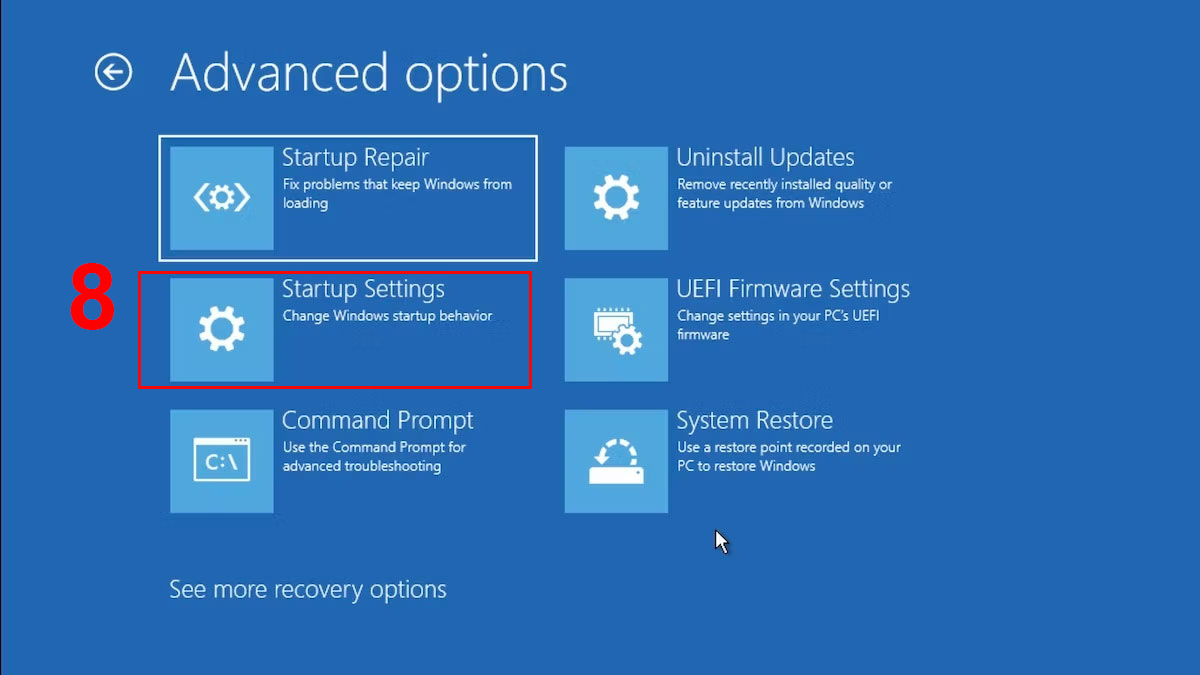 Cách khởi động chế độ Safe Mode để khắc phục laptop Dell bị treo logo khi mở máy bước 4