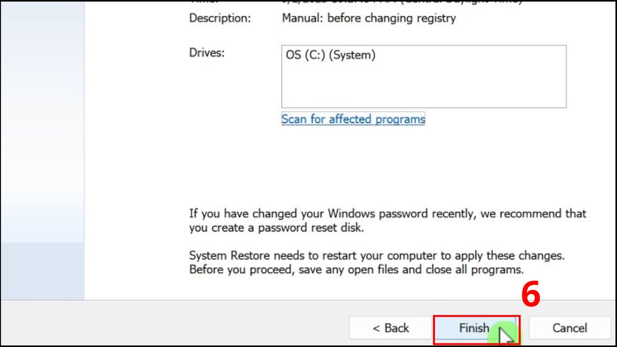Đưa Win trở về phiên bản trước để khắc phục lỗi laptop Dell không vào được Win bước 4