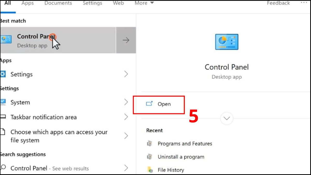 Gỡ bỏ phần mềm mới cài gần đây để khắc phục laptop Dell không vào được Win bước 3