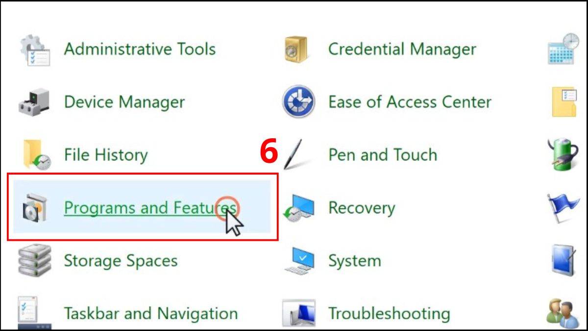 Gỡ bỏ phần mềm mới cài gần đây để khắc phục laptop Dell không vào được Win bước 4
