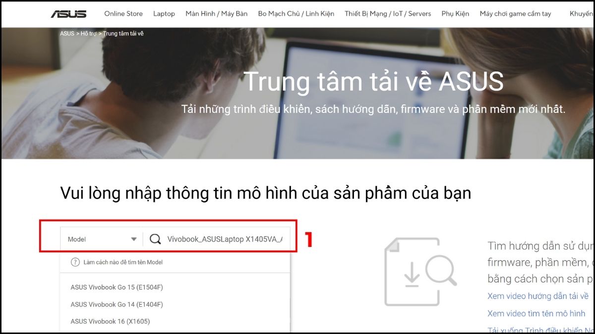 Kiểm tra thông số kỹ thuật của máy bước 1