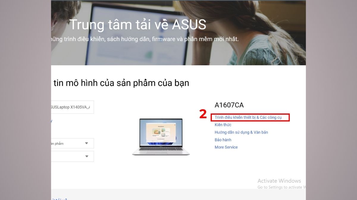 Kiểm tra thông số kỹ thuật của máy bước 2