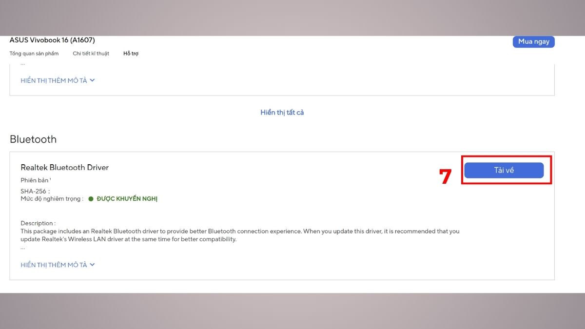 Cách khắc phục Driver Bluetooth bị lỗi bước 3