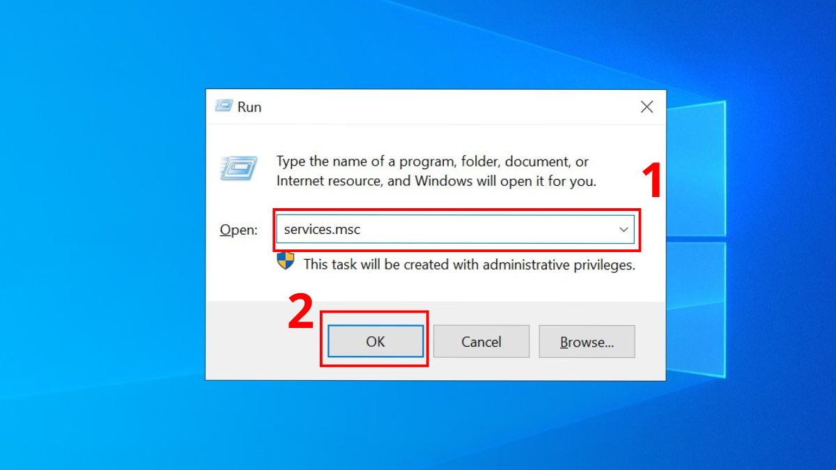 Kích hoạt dịch vụ Event Log để sửa lỗi laptop không hiển thị wifi bước 1